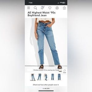 American Eagle 90s Boyfriend Jean
